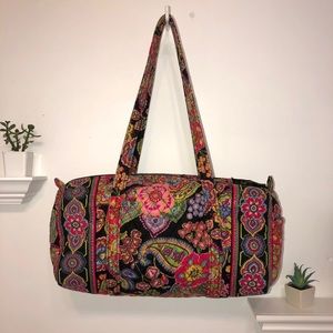 VERA BRADLEY Small Duffle Bag Parisian Paisley